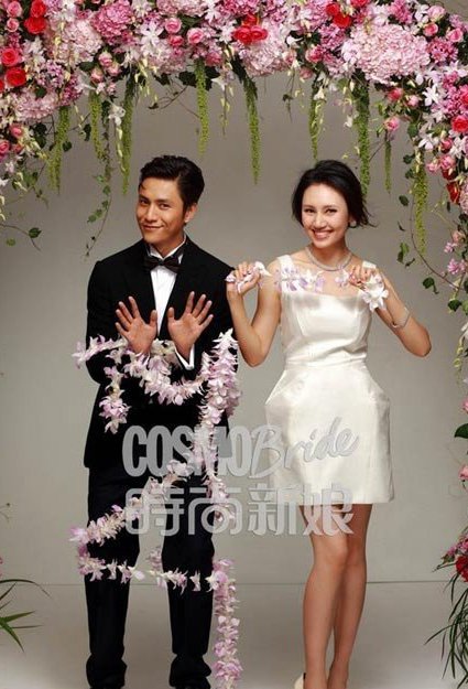 陈坤老婆结婚照,陈坤老婆何琳照片