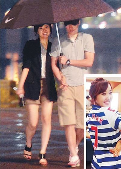 朴智星女友金敏智的个人资料/近况和图片