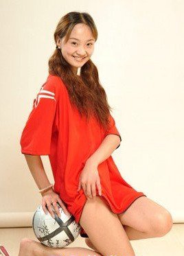 足球宝贝刘春晓图片
