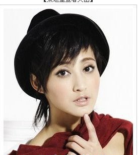 张歆艺短发图片